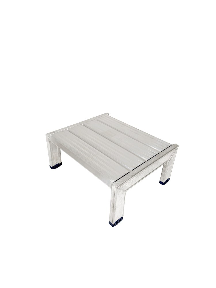 Solide Premium Professional Vaste Montagetrap 45° - 1 Trede - Platform 50 cm