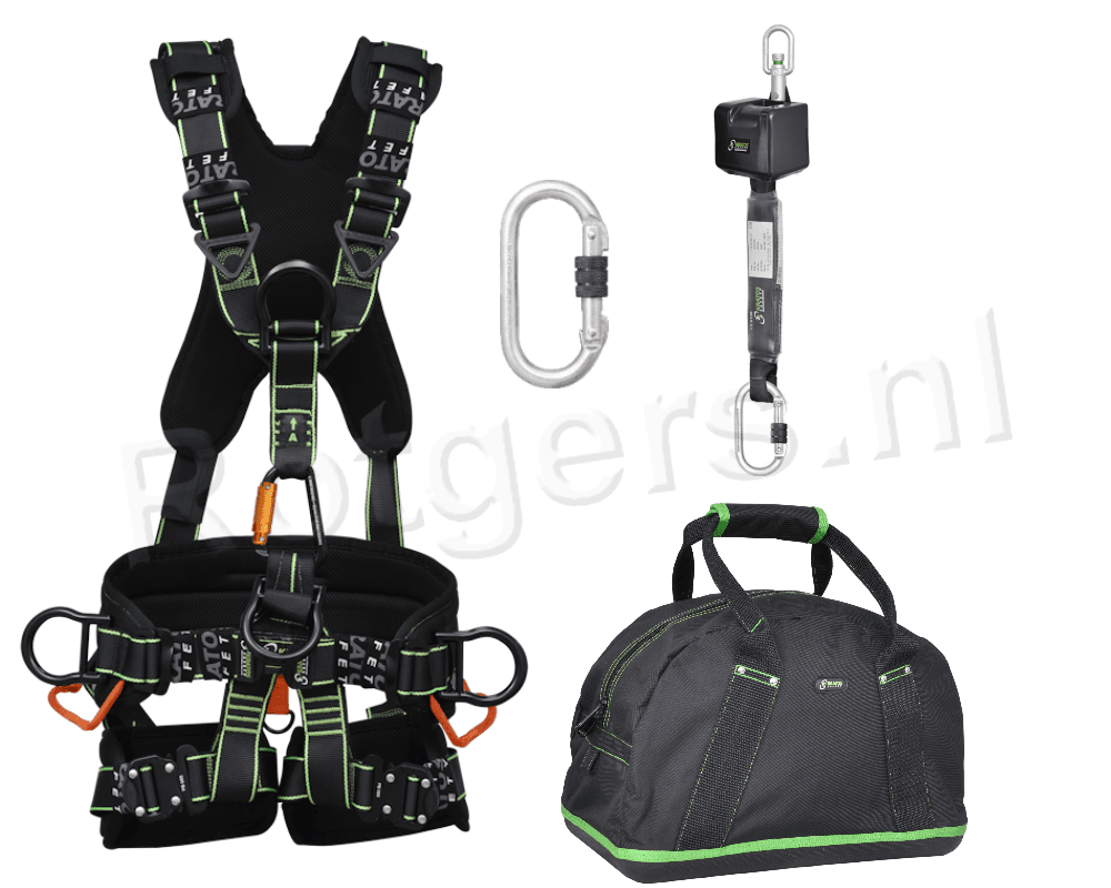 Kratos Complete Valbeveiligingsset Comfort-Plus - Extra Valstopblok 2.5m
