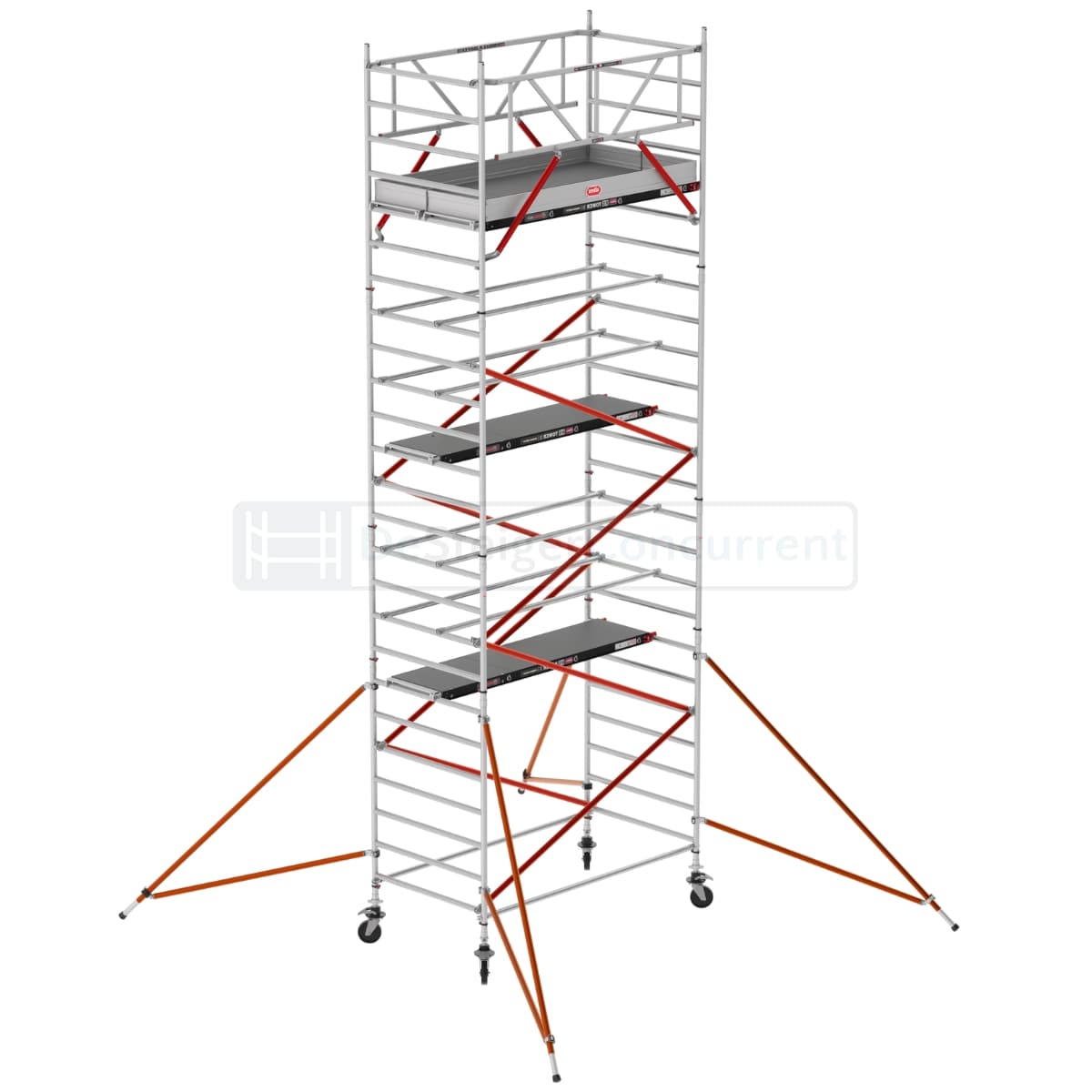 Altrex Rolsteiger RS TOWER 52 Schoren - L190xB135cm - 8.20m werkhoogte
