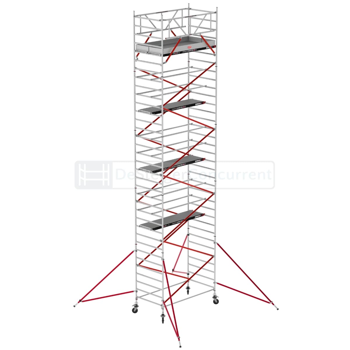 Altrex Rolsteiger RS TOWER 52 Schoren - L190xB135cm - 11.20m werkhoogte