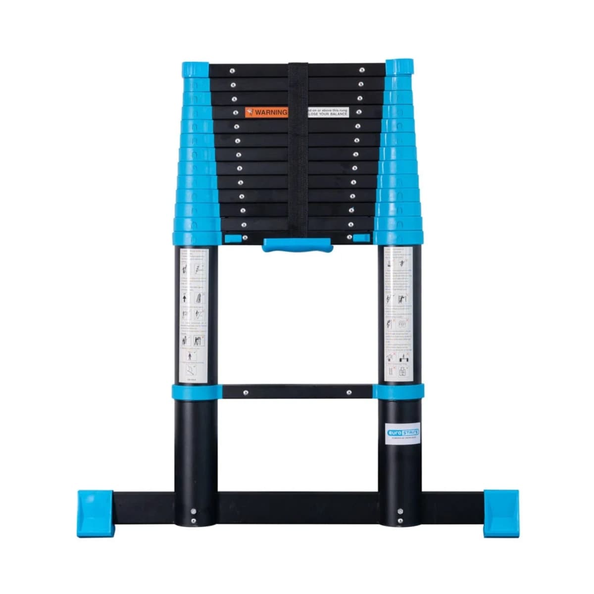 Eurostairs Black 'n Blue Telescoopladder - 1x14 sporten