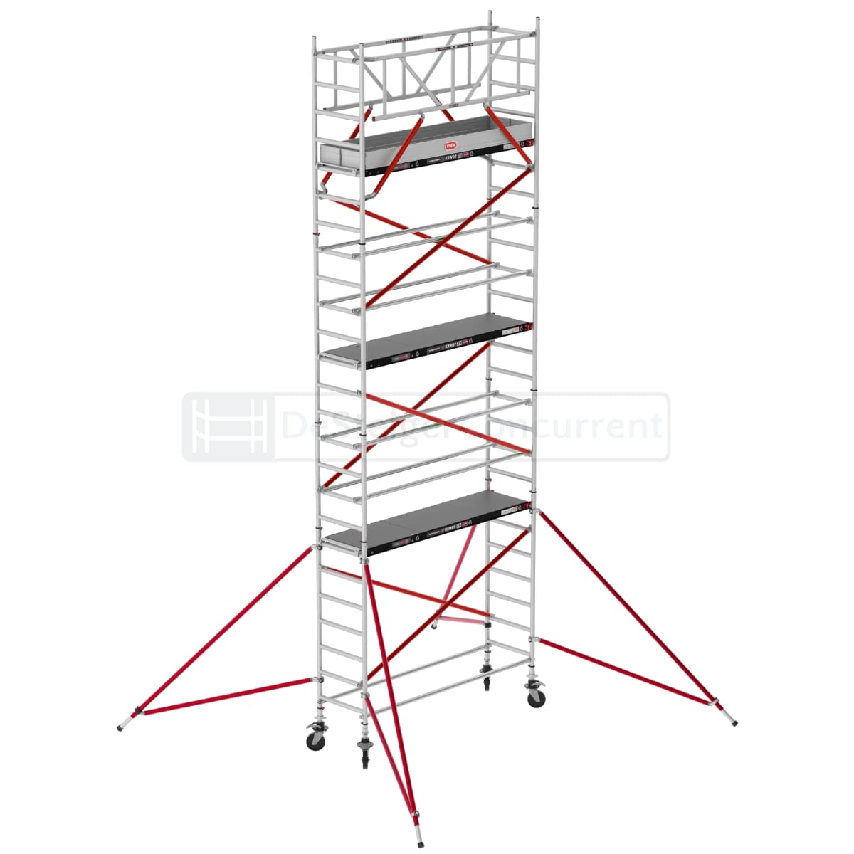 Altrex Rolsteiger RS TOWER 51 Schoren - L190xB75cm - 8.20m werkhoogte