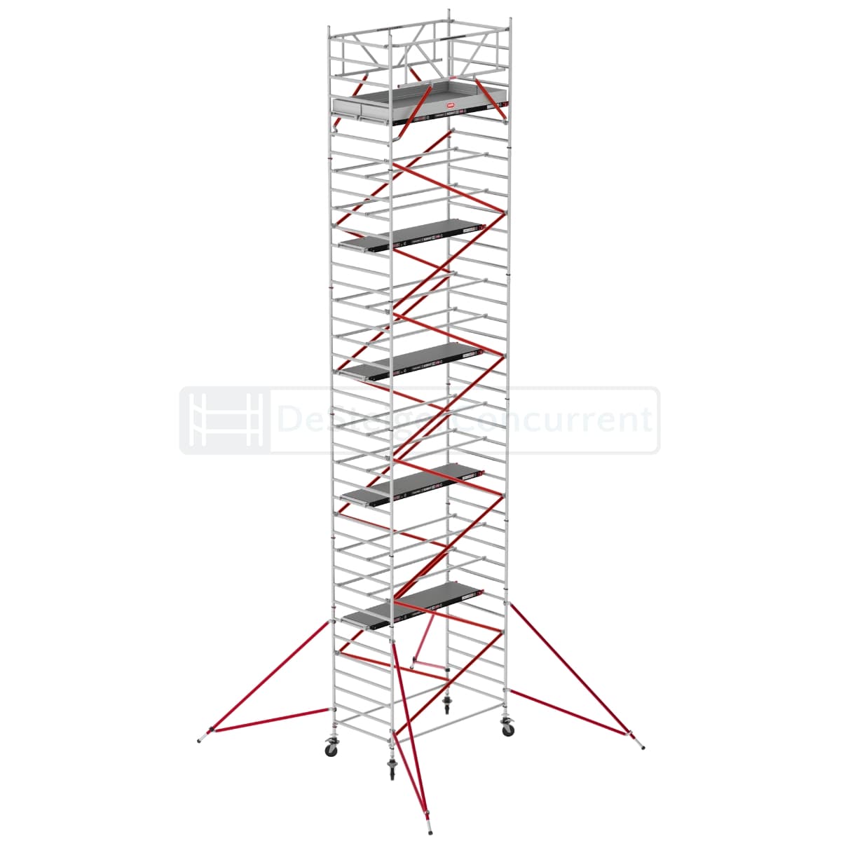 Altrex Rolsteiger RS TOWER 52 Schoren - L190xB135cm - 12.20m werkhoogte