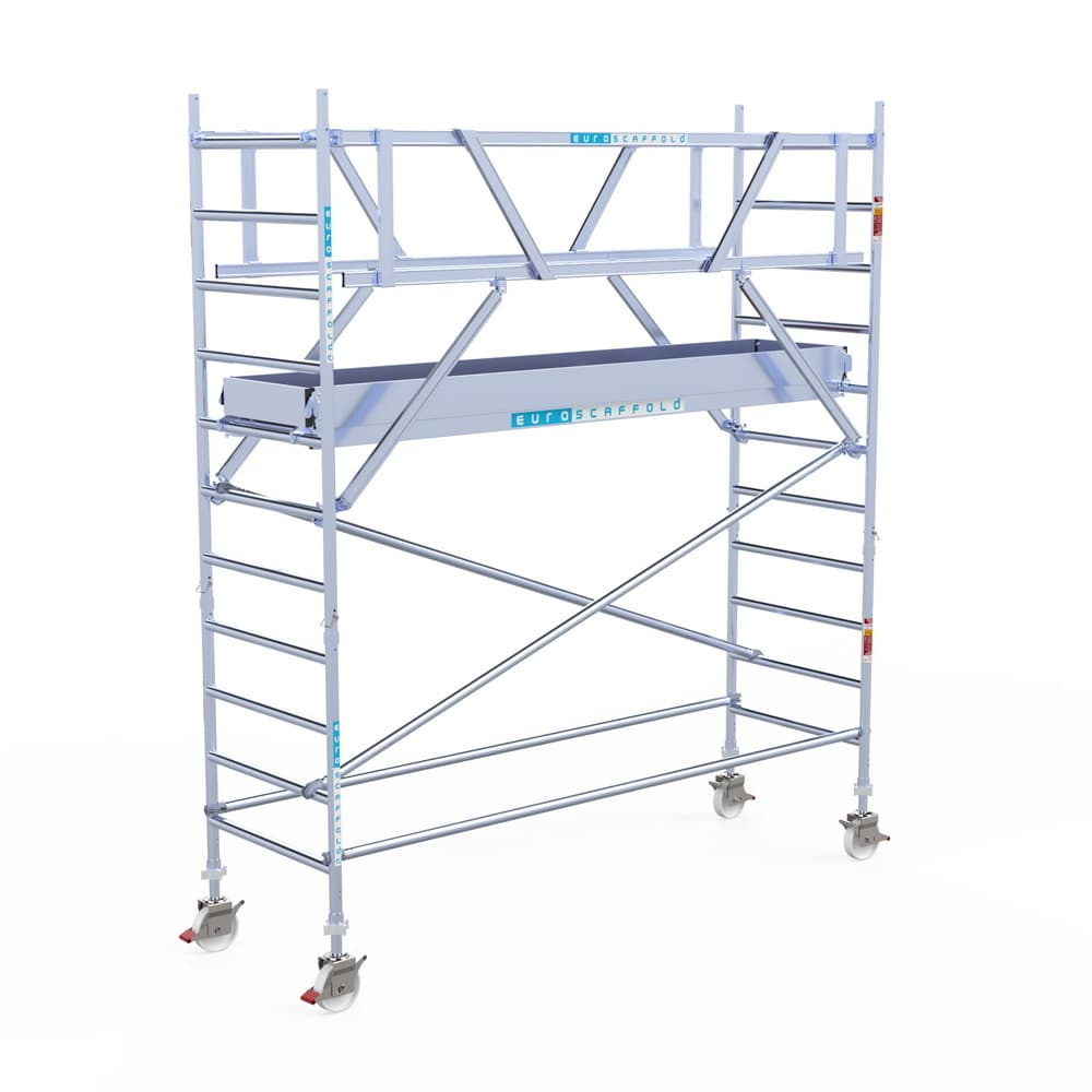 Rolsteiger Europen Rolsteiger Professioneel - L305xB90cm - 4.20m werkhoogte - Houten platformen