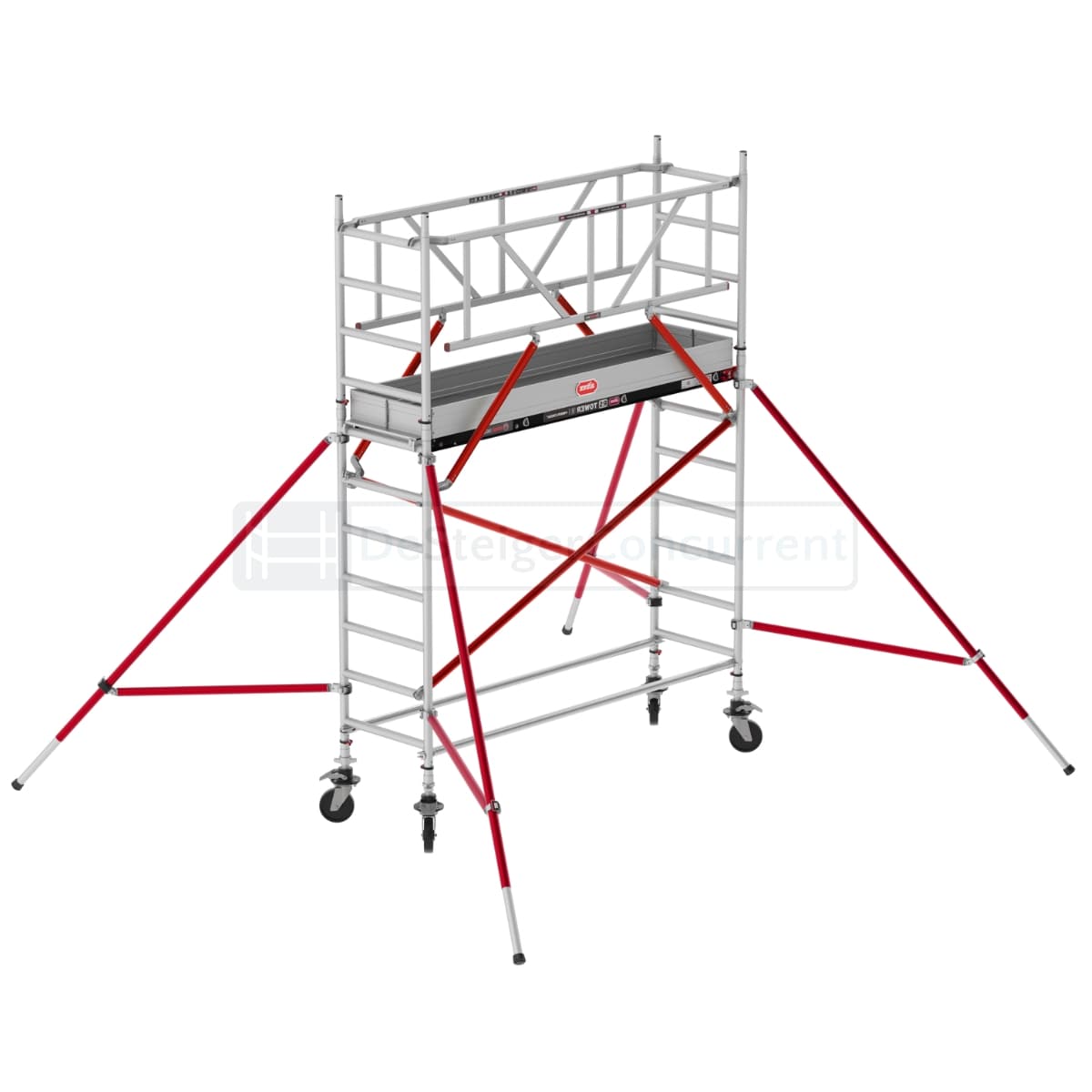 Altrex Rolsteiger RS TOWER 51 Schoren - L190xB75cm - 4.20m werkhoogte