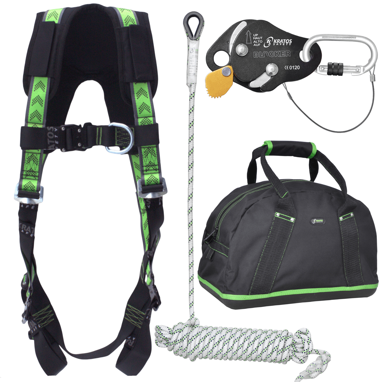 Kratos Complete Valbeveiligingsset Standaard-Plus Daken / Afdalen 20mtr